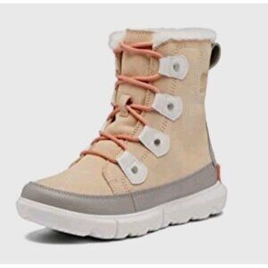Sorel Explorer II Joan Faux Fur Lace-Up Waterproof Winter & Snow Boots Womens 11